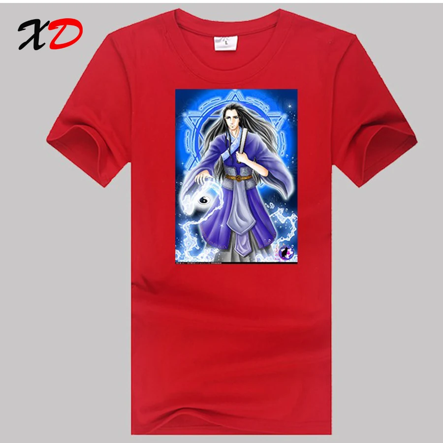 Летняя мужская футболка с круглым вырезом и коротким рукавом на заказ