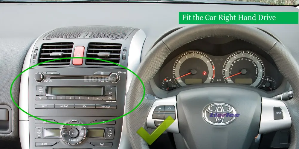 Автомобильный dvd-плеер для Toyota Auris(E150)/Blade 2006~ 2012 gps навигация Android 8 ядерный процессор A53 Радио BT SD USB AUX wifi