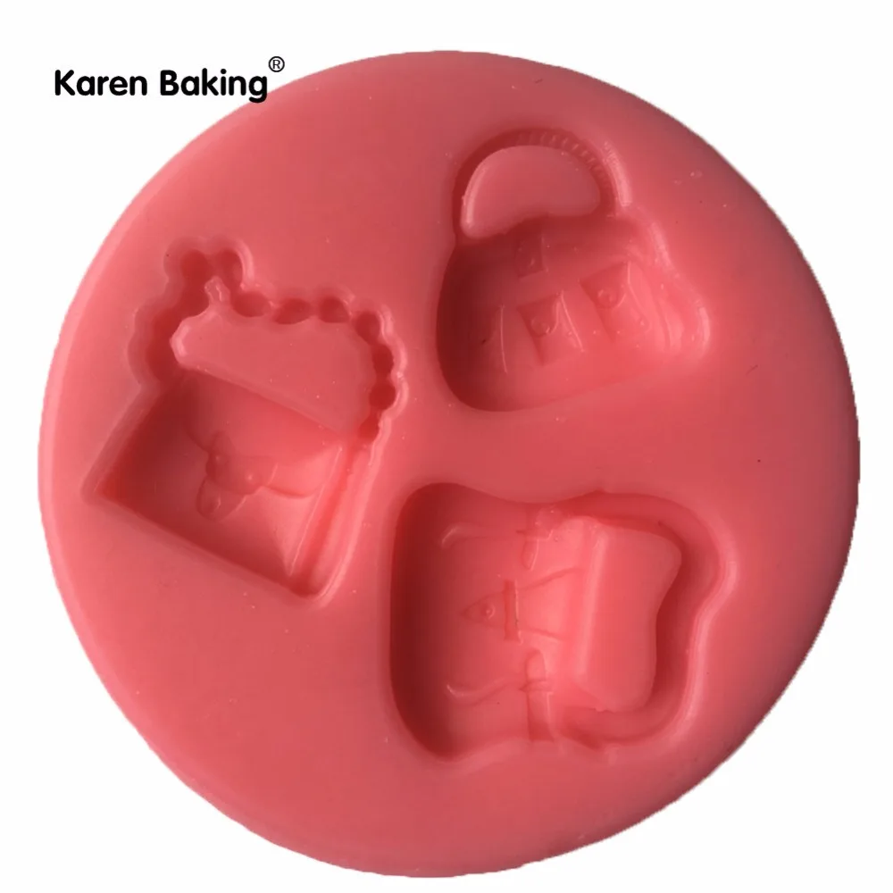 Сумки дизайн силиконовая форма помадка паста резиновые формы для искусства