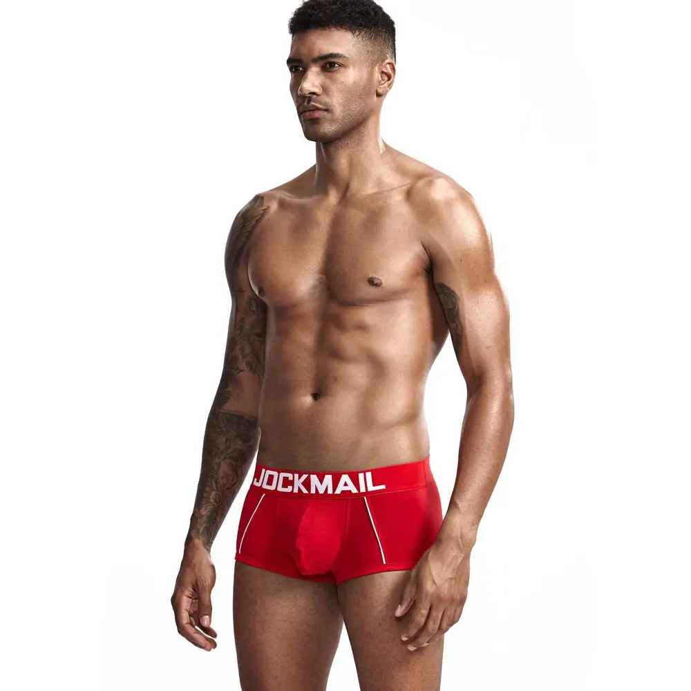 JOCKMAIL, Мужская одежда,, боксеры, шорты, мужские боксеры, мужское нижнее белье, хлопок, дышащие, сексуальные, cueca, боксеры, ropa interior hombre slip
