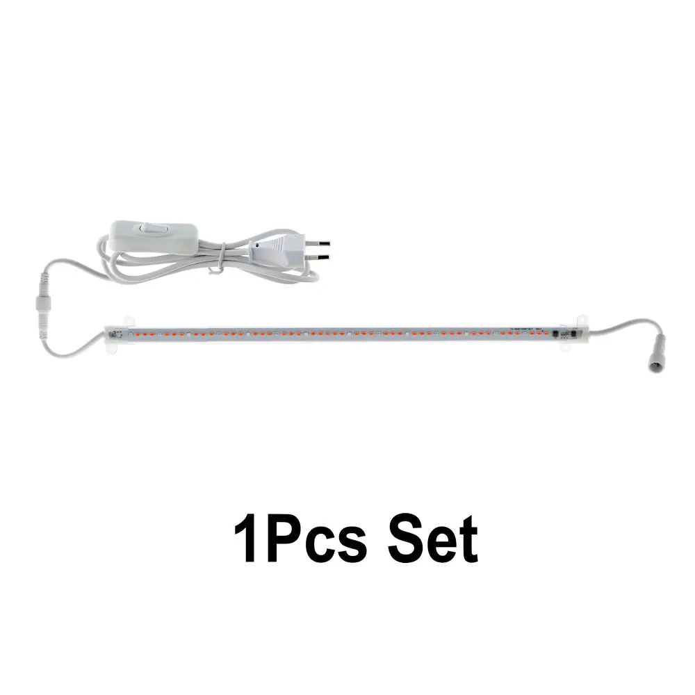 1pcs Set Водонепроницаемый светодиодный светильник для выращивания 220 В, лампы для выращивания растений, полный спектр, высокая световая эффективность, фитолампа для гидропонной системы - Испускаемый цвет: 1pcs Set