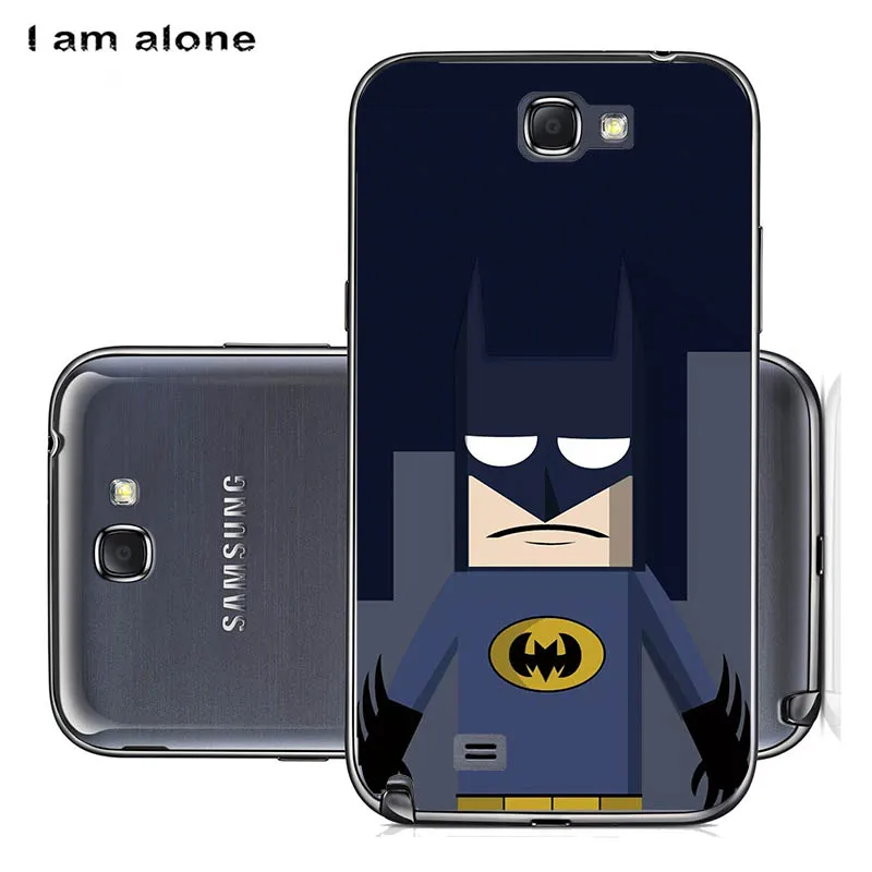Чехлы для телефонов I am alone для samsung Galaxy Note 2 II N7100, 5,5 дюймов, жесткий пластиковый пакет, Модный Цветной Чехол для мобильного телефона - Цвет: PC R23