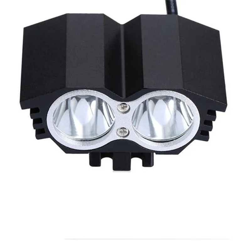 Фонарь налобный велосипедный светодиодный 6400 лм мАч|flashlight for bicycle|2x cree xm-l u22x |
