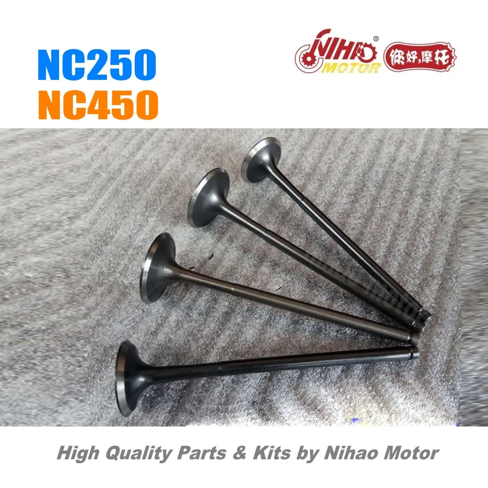 16 NC250 NC450 части клапана(впускной-выпускной) ZONGSHEN двигатель NC RX3 ZS177MM(Nihao мотор) KAYO Motoland BSE Megelli Asiawing