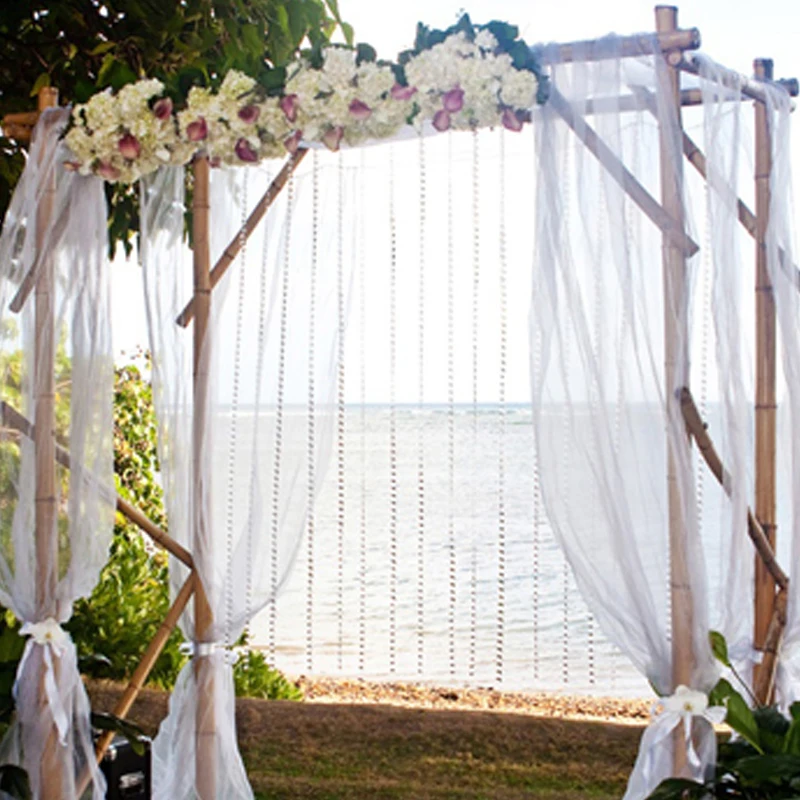 110 м * 35 см прозрачная органза в рулоне многофункциональная настольная дорожка с