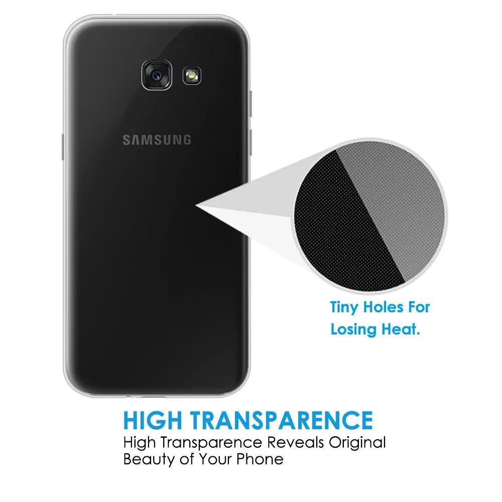 Прозрачный мягкий силиконовый чехол для телефона Samsung Galaxy J3 J5 J7 Prime 2016 A3 A5 A7 2017 A8 Star