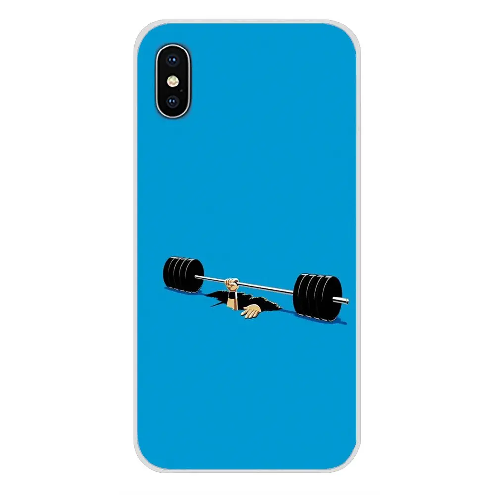 images 4 Чехол для телефона Apple iPhone X XR XS MAX 4 4S 5 5S 5C SE 6 6S 7 8 Plus ipod touch 5 6 для тяжелой атлетики, бодибилдинга, фитнеса - Цвет: images 4