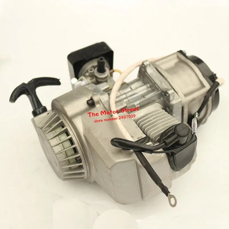 2 T 47cc 49cc Карманный мотор для велосипеда мини внедорожника мотора езды по