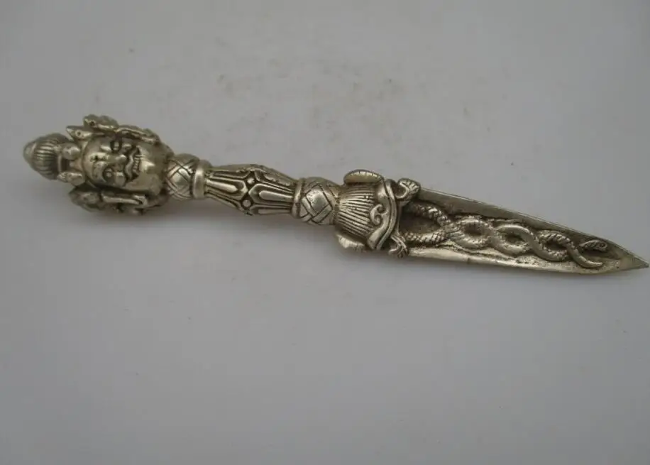 Коллекционируемая декорированная старинной ручной росписью тибетская