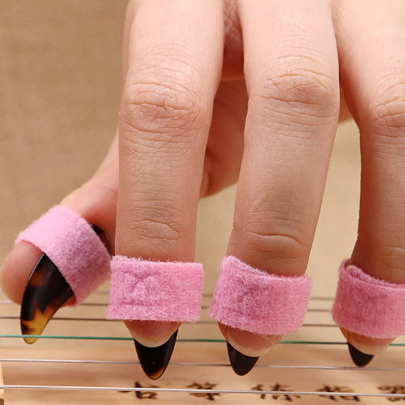 Guzheng покрытие для ногтей может быть отрегулировано под размер детей лента дышащая для начинающих взрослых Профессиональный тонкий набор пальцев