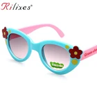 Летние солнцезащитные очки RILIXES для детей, гибкие защитные очки для девочек, детские очки для вечеринки