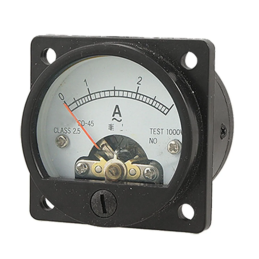 

AC 0-3A Round Analog Panel Meter Current Measuring Ammeter Gauge Black
