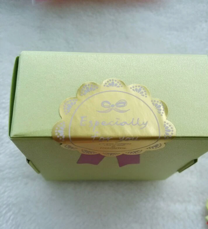 90Pcs/Lot New Golden Pink Badge Especially For You Handmade Cake Packaging Sealing Label Kraft Sticker Baking DIY Gift Stickers | Дом и сад