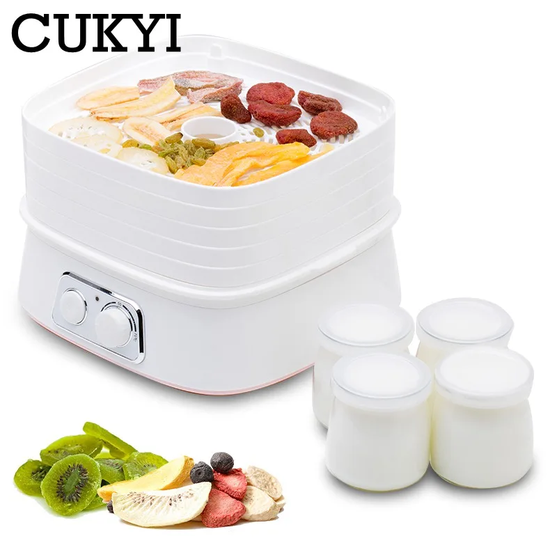 Многофункциональная Йогуртница CUKYI Дегидратор для продуктов сушилка фруктов