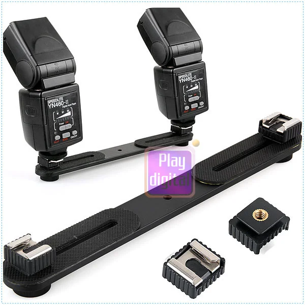 Адаптер для внешней вспышки типа Горячий башмак 3 в 1 F58AM + стойка |