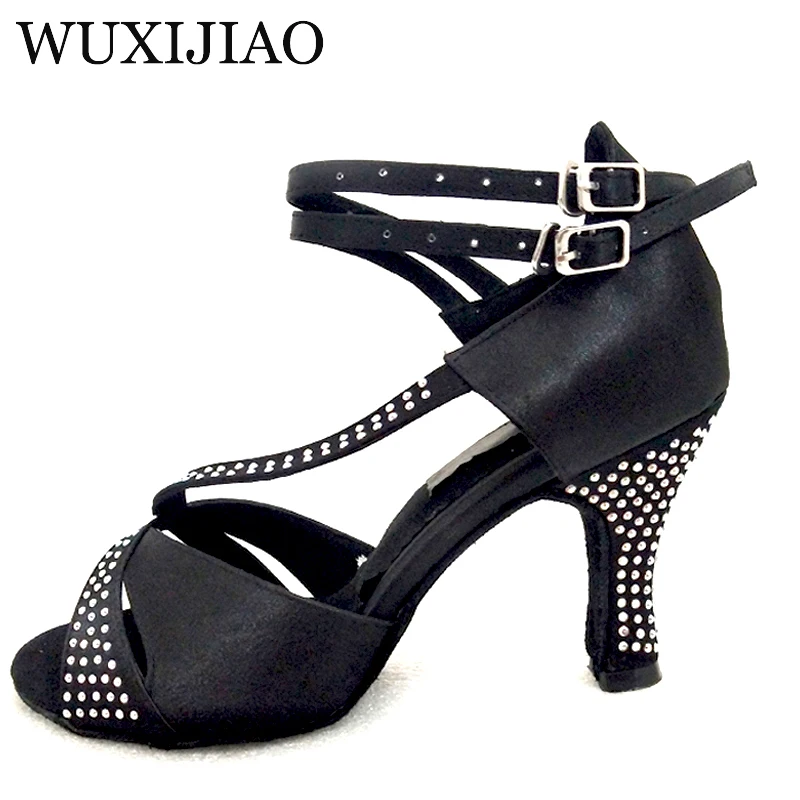 WUXIJIAO/хит продаж обувь для латинских танцев женская сальсы профессиональная