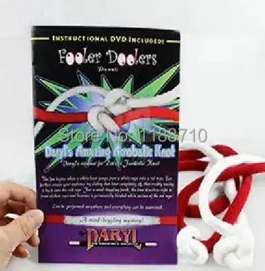 DVD с трюком для акробатических узелков магический трюк крупным планом волшебный