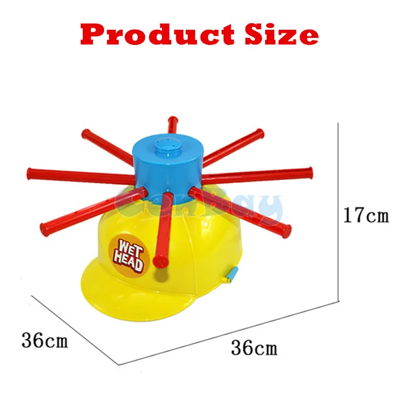 Семейная забавная игра с влажной головкой водная шапка игрушки для игры в