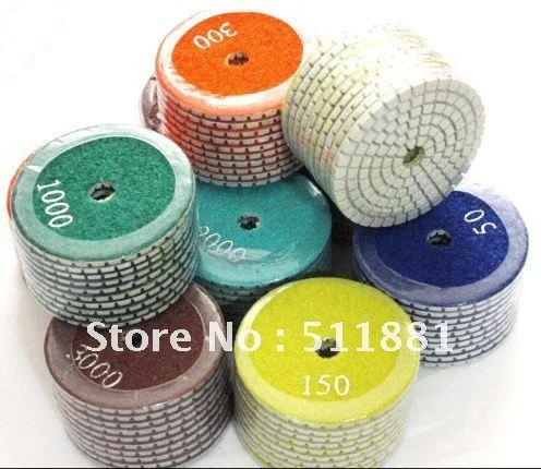 3 ''бетон мрамора гранита влажной полировки колодки | 80 мм Мягкие Алмазные