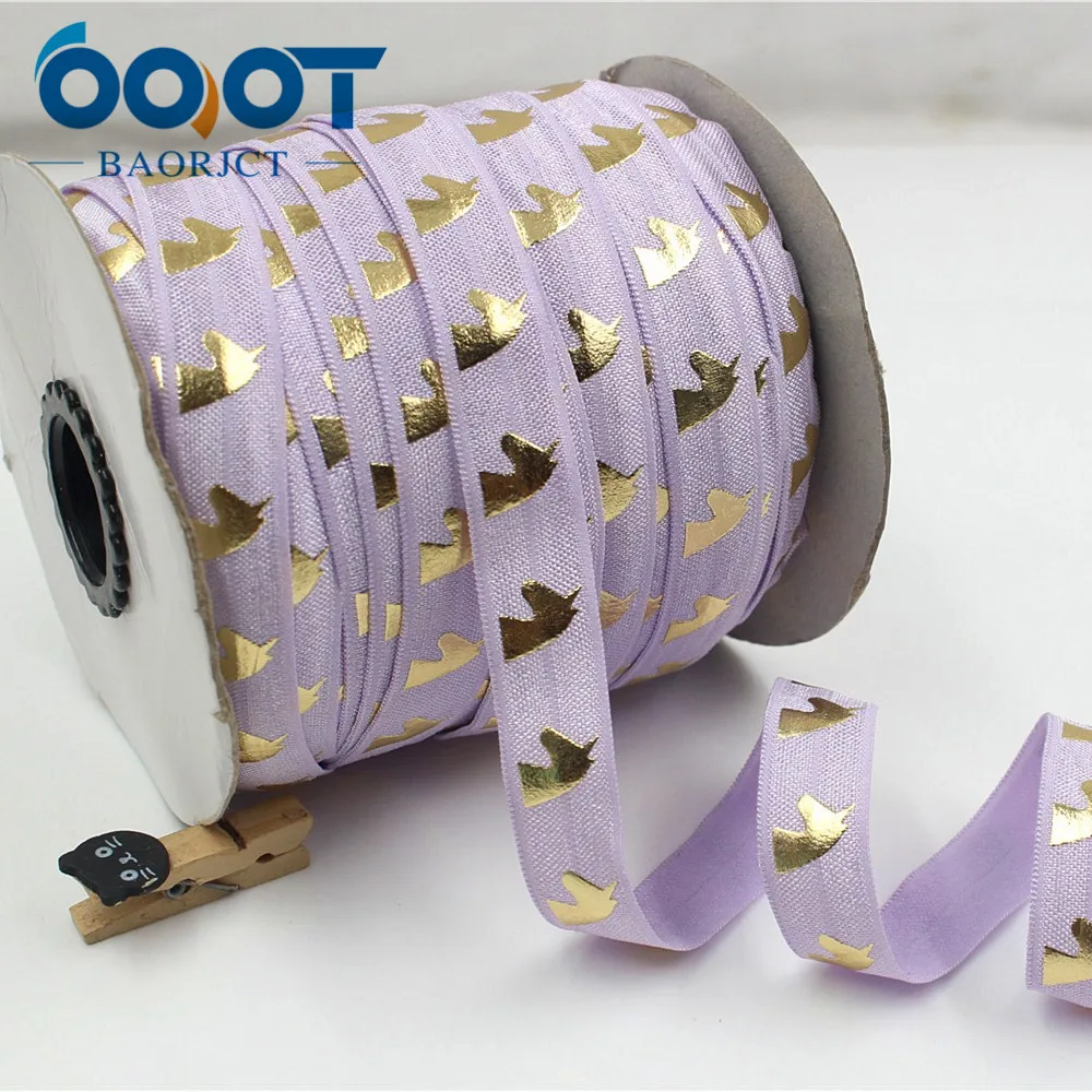 OOOT BAORJCT 1610510 16 мм горячее золото мультфильм складывается над эластичной лентой