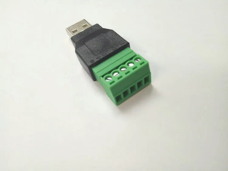 20 шт. USB 2 0 тип А штекер/гнездо до 5P винт с защитной клеммой разъем | Обустройство
