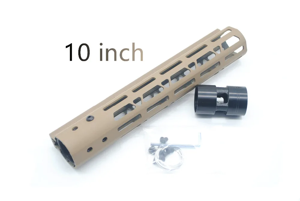 AR15 10 '཈'' 15 ''дюймовый Плавающий поплавок без загара M Lok Handguard Picatinny Rail Mount