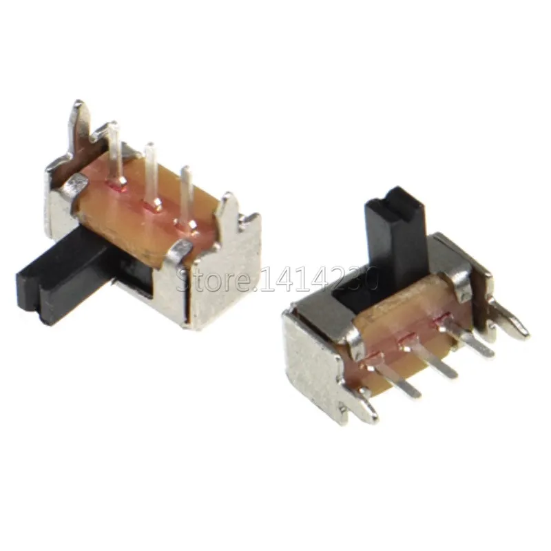 

20Pcs SK12D07 Toggle switch 3Pin PCB 2 Position 1P2T SPDT SK12D07VG5 Handle height 5 mm Miniature Slide Switch Side Knob