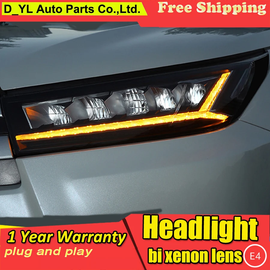 

Car Styling for Toyota Highlander Headlights 2018 New Kluger DRL low beam High Beam LED Dynamic turn signal All LED Headlight