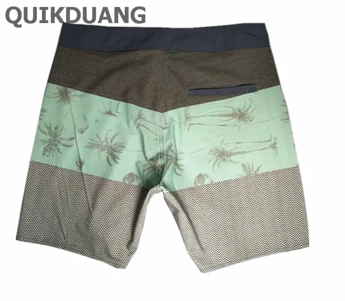 QUIKDUANG мужские пляжные шорты из эластана и спандекса быстросохнущие водонепроницаемые пляжные шорты Бермуды повседневные шорты SZ30-38
