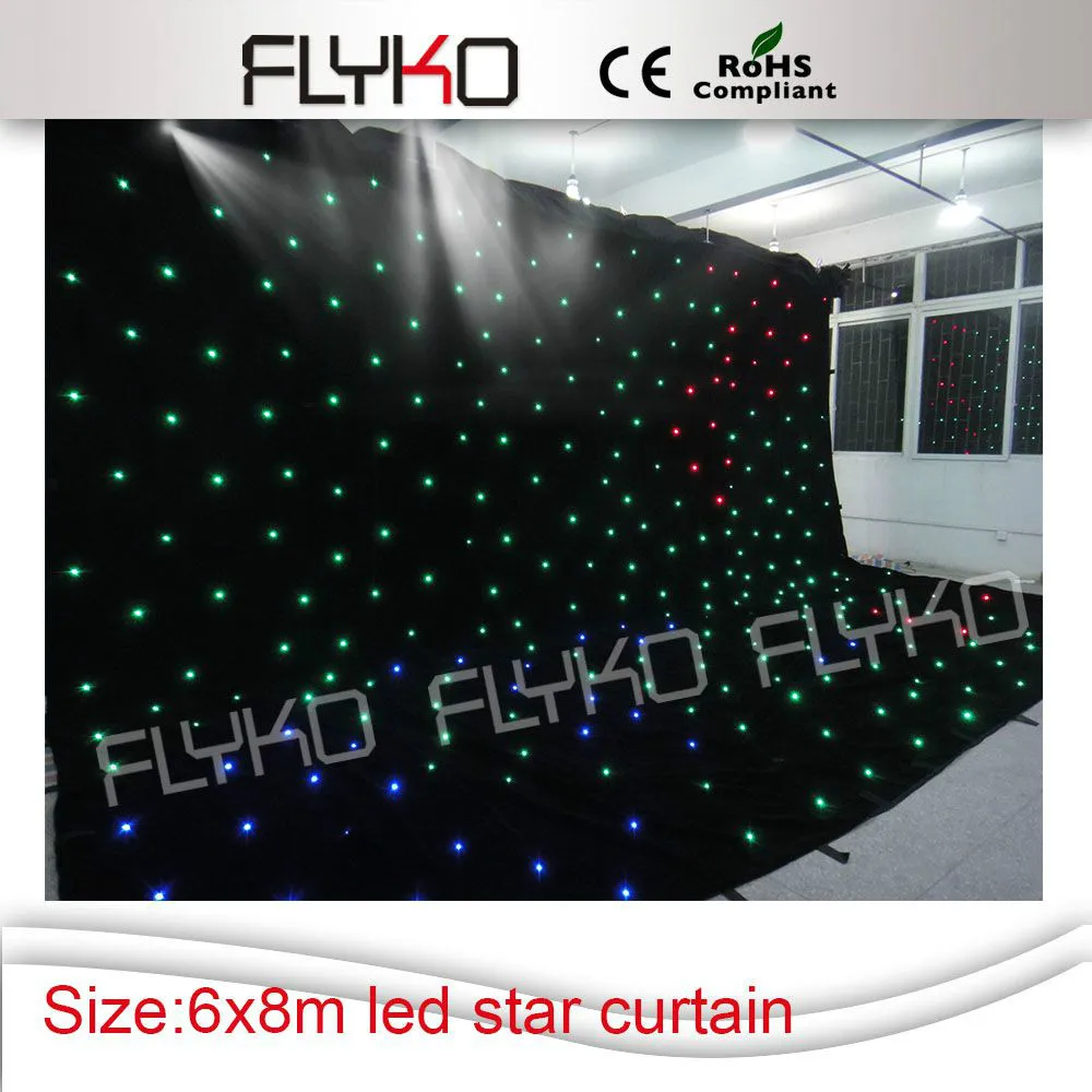 Led star cloth led curtain wedding backdrop stage background | Stage Lighting Effect