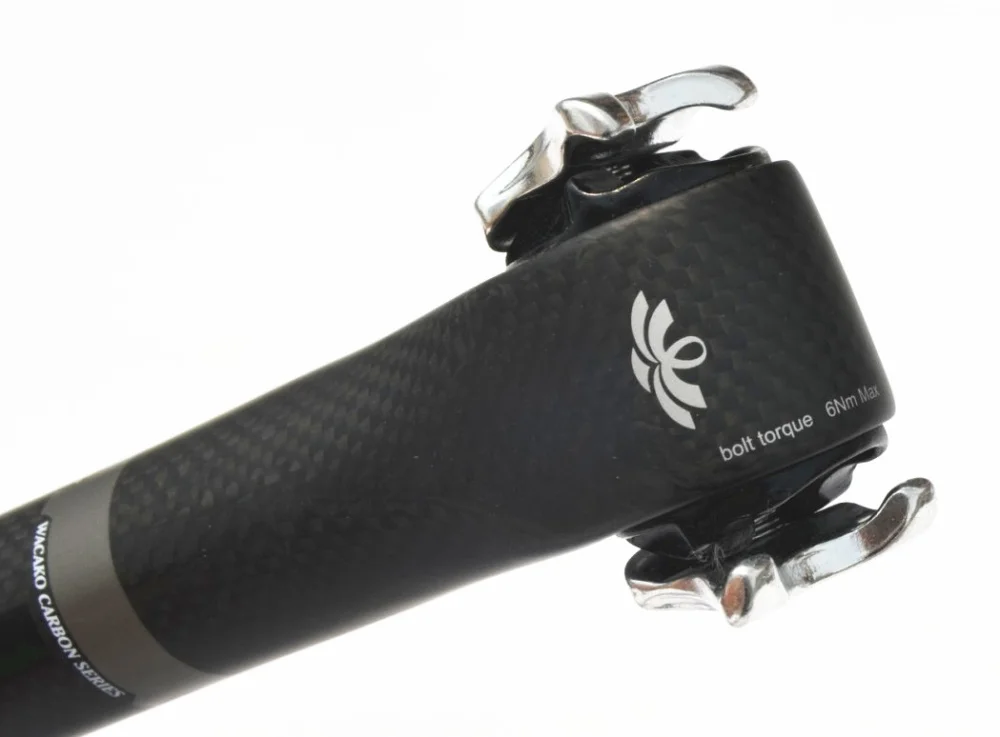 

wacako bicycle 3K UD Matte carbon seatpost MTB road bike seat tube carbon seat post 27.2 / 30.8 / 31.6 *350/ 400mm amgle 5/25