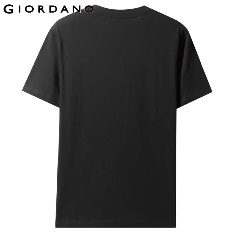 Мужская футболка с надписью Giordano 100% хлопок коротким рукавом новая брендовая