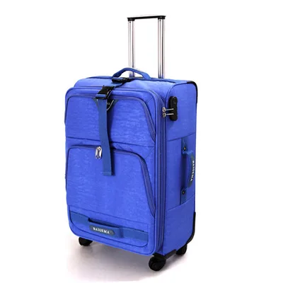 20 inch blue Letrend для мужчин Оксфорд сумки на колёсиках Спиннер бизнес тележка женщины многофункциональная Дорожная сумка 20 дюймов носить на чемоданы на колесах - Цвет: 20 inch blue