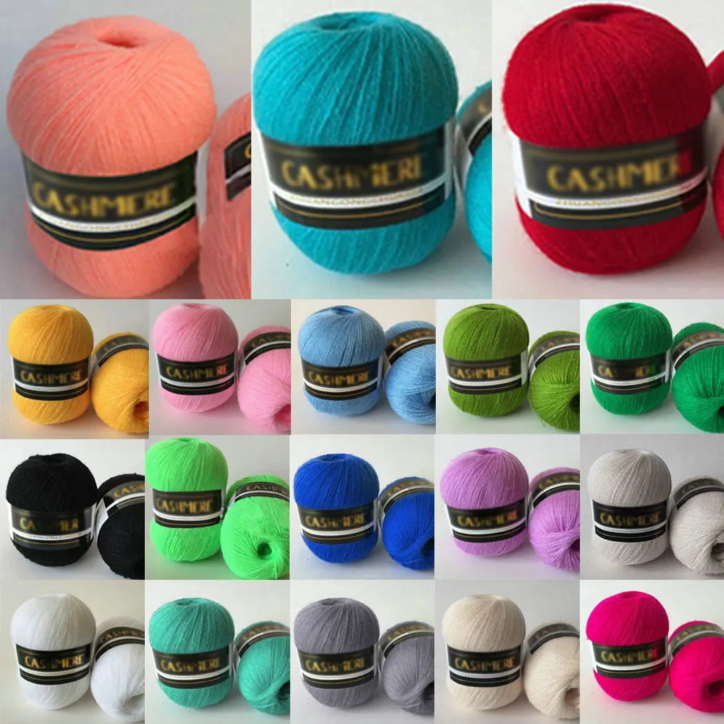 New Imitation Cashmere Bulk Woolen Acrylic Yarn Color Quality Dyed 2018 Fashion Style | Дом и сад