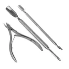 3 шт., лопатка для удаления кутикулы, нержавеющая сталь