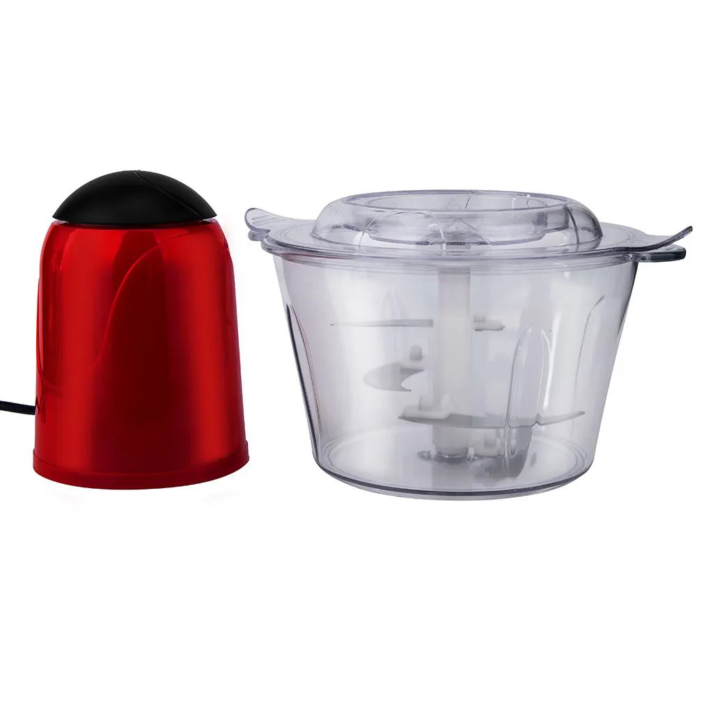 Электрический измельчитель для продуктов 2 л стеклянная чаша мяса овощей фруктов