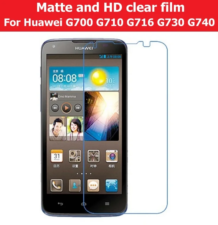 Защита для переднего экрана Антибликовая матовая пленка Huawei Ascend G700 G710 A199 G716 G730 G730L