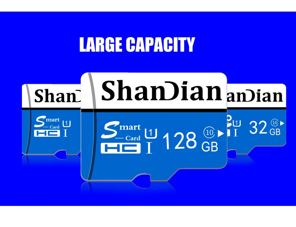 SHANDIAN высокоскоростная карта памяти 32 Гб высокоскоростная карта Micro SD 16 ГБ флеш-карта U диск sdcard 8 ГБ 4 ГБ класс 10 TF карта 64 Гб Micro sd