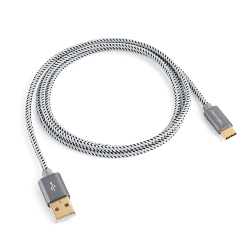Кабель CableCreation USB Type-C плетеный кабель C-USB 2 0 A Для Huawei P30 P40 Pro Mate Samsung S21 Xiaomi 11 |