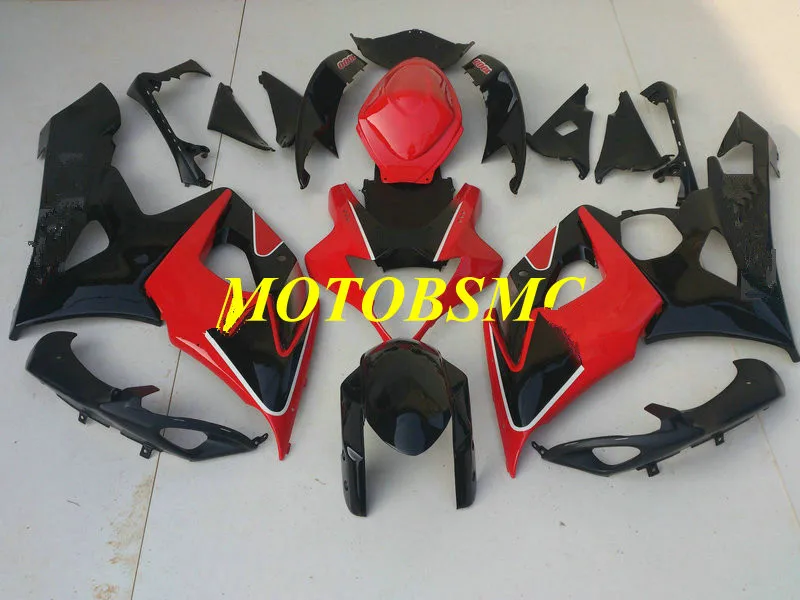 Набор для литья под давлением обтекатель GSXR1000 K5 05 06 GSXR 1000 2005 2006 ABS красный глянец