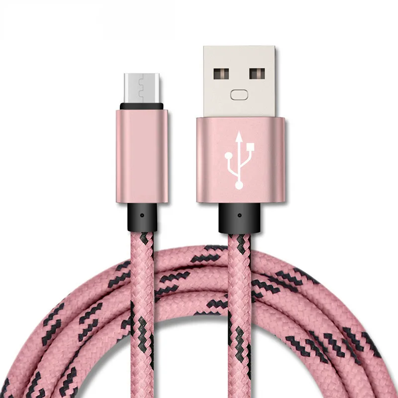 Плетеный Нейлоновый Micro USB зарядный кабель для передачи данных Xiaomi Redmi 4x4 3 2