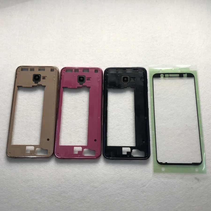 Для Samsung Galaxy J4 plus + 2018 J415 J415F ЖК-панель Крышка средняя рамка батарейный отсек полный