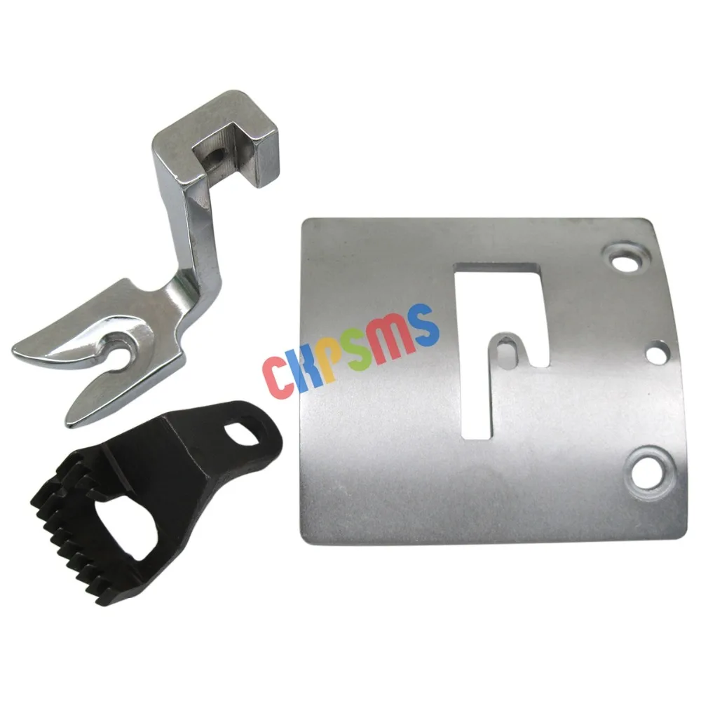 

#GM103+GM102+GM101 Needle Plate & Feed Dog & Presser Foot Fit For SINGER 45K SHANGGONG Ga5-1 Leather Sewing Machine