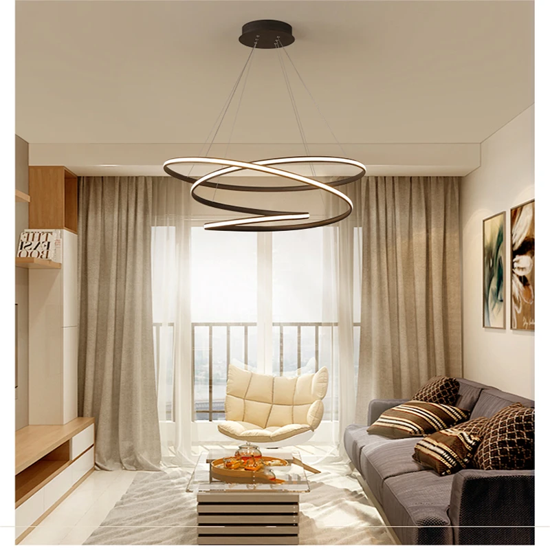 Современная светодиодная Люстра для кухни столовой гостиной подвесной