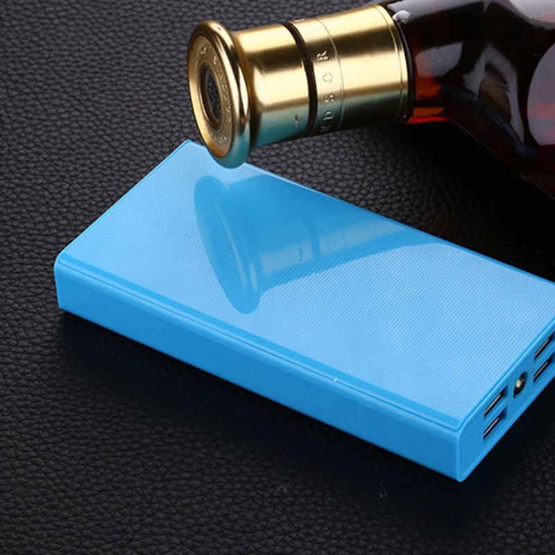DIY power Bank 4 USB+ Micro USB 6x18650 корпус для зарядки корпус электропитания зарядное устройство чехол без батареи 1 шт