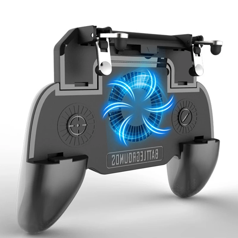 

Cool Mobile Phone Cooling Pad Gaming Cooler Radiator Mute Fan Heatsink With Phone Stand Holder Portable Rechargeable Power Bank