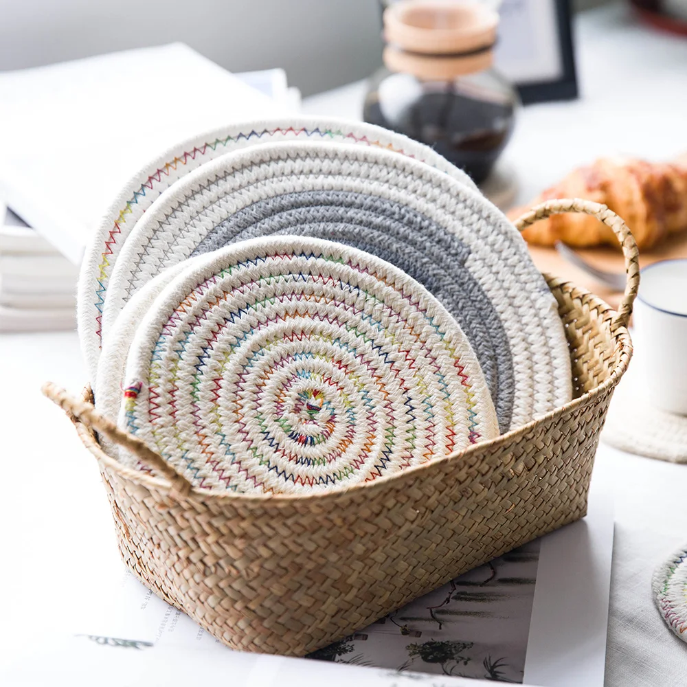 Коврик для посуды MDZF SWEETHOME креативный хлопковый коврик ручной работы утолщенный