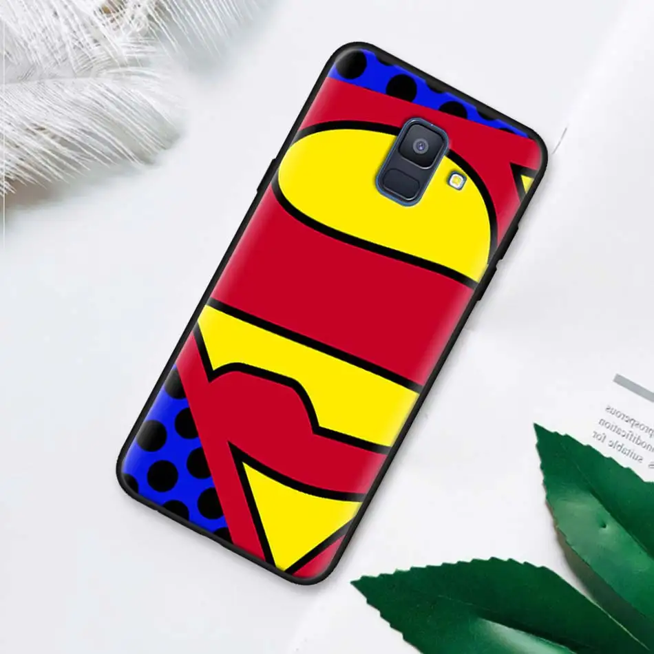 Комикса Мстители, Супермен, Бэтмен черный мягкий чехол для samsung Galaxy A50 A70 A40 A10 A20 A30 A60 M10 M20 M30 силиконовый чехол Крышка