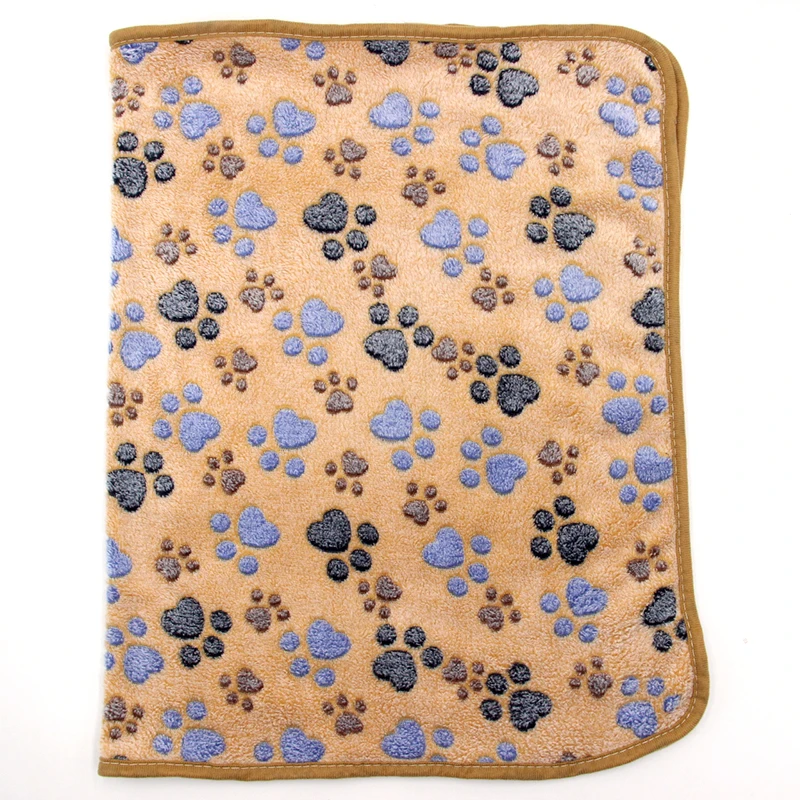 Amy 2 размера мягкое Флисовое одеяло для собак кошек щенков кроватей милый