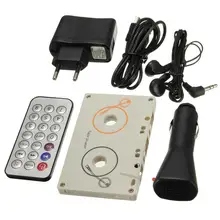 Портативная винтажная Автомобильная кассета SD MMC MP3 ленточный